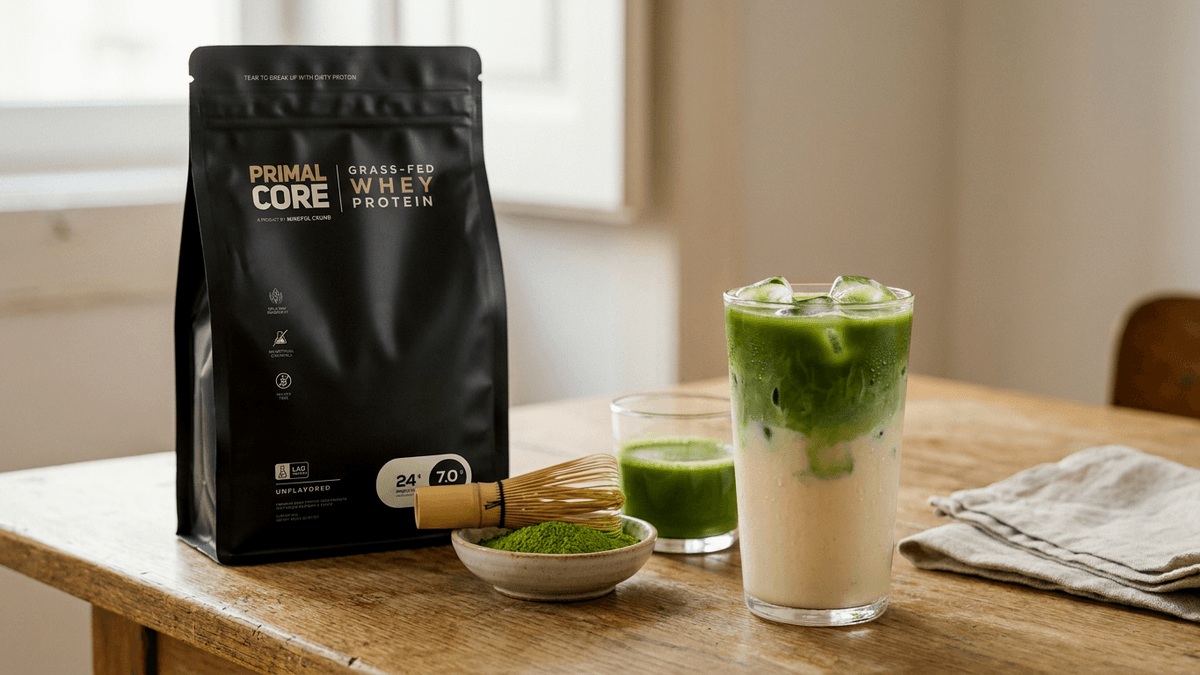Protein Matcha Latte (That Actually Tastes Good)