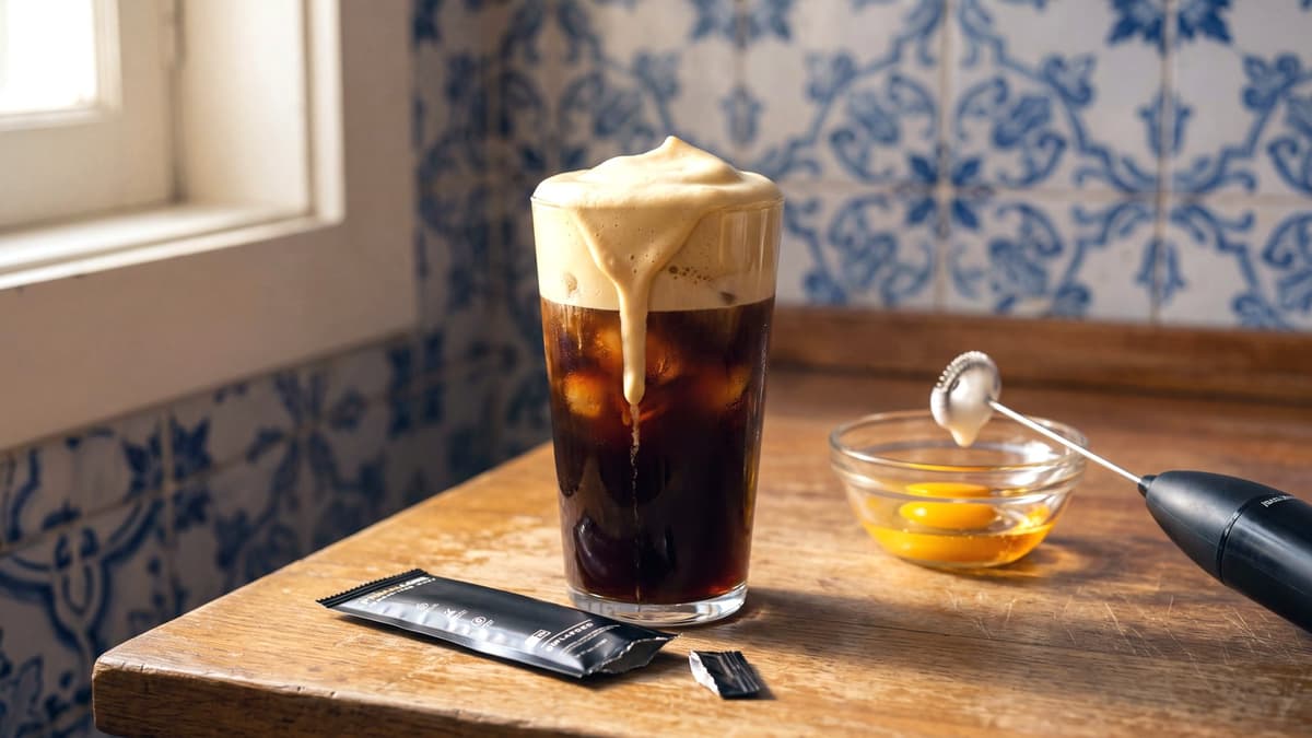 Vietnamese Egg Coffee Protein (Cold Whipped Recipe)
